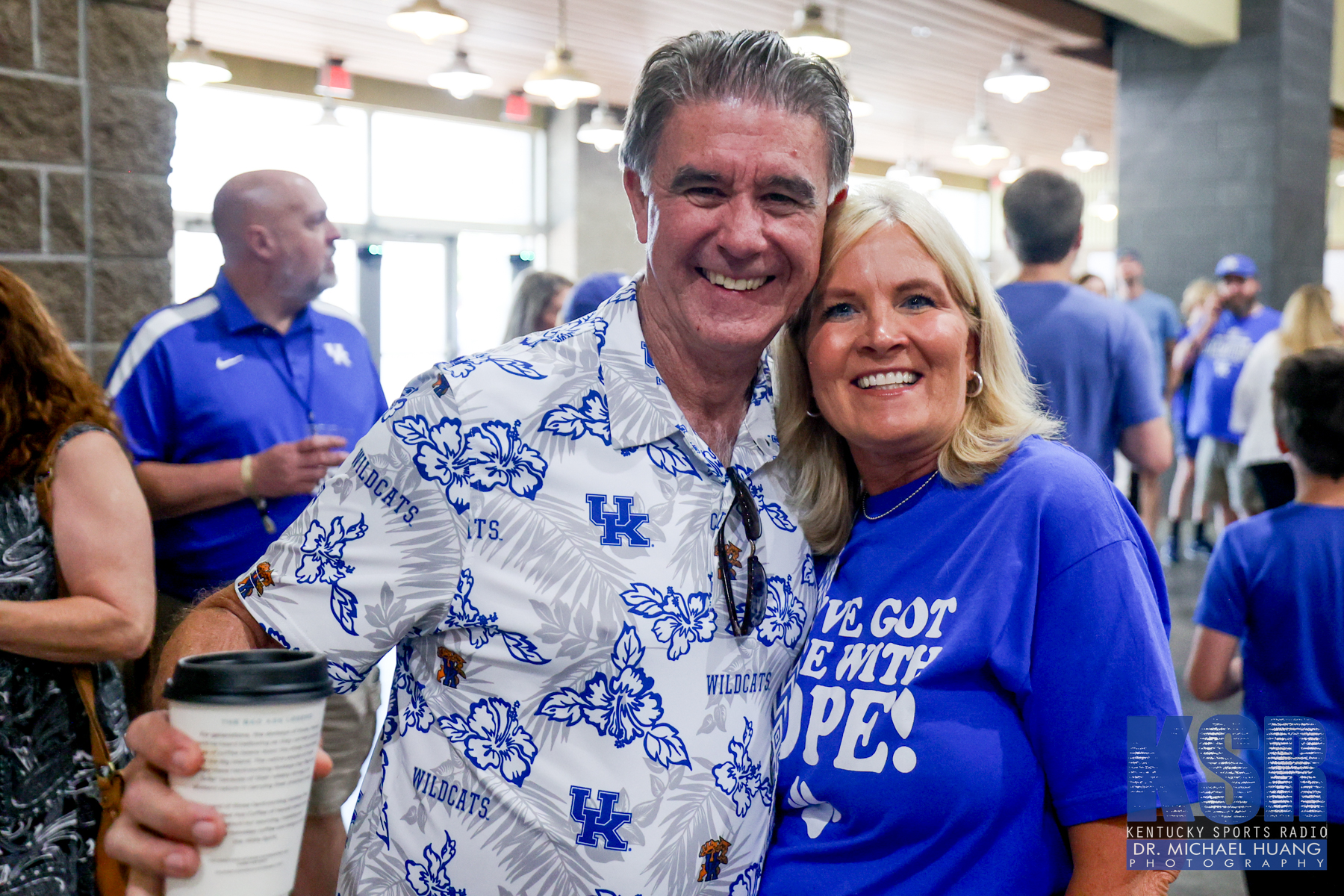 Kentucky fans enjoy the Men's Basketball Club Blue NIL event - Dr. Michael Huang, Kentucky Sports Radio