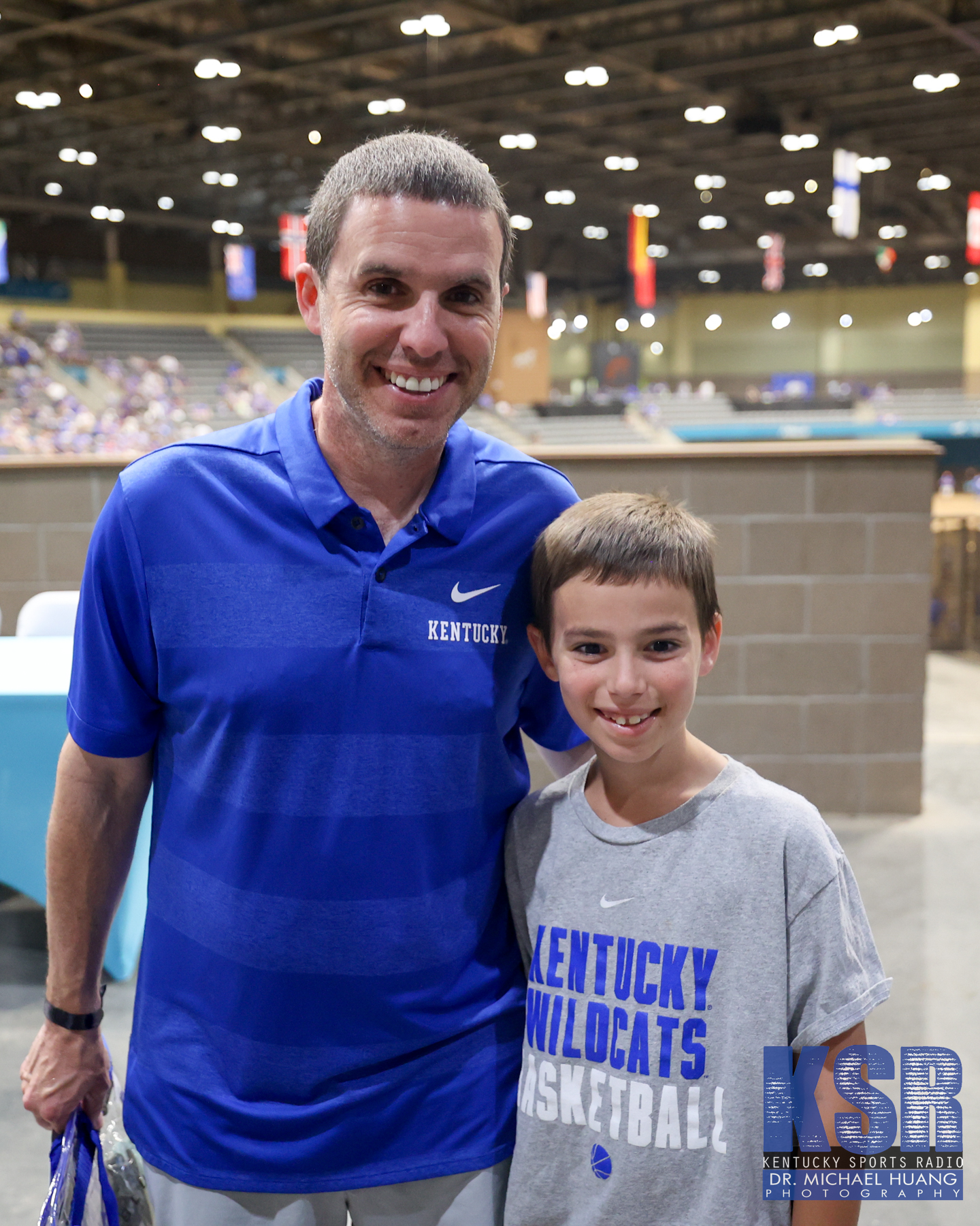 Kentucky fans enjoy the Men's Basketball Club Blue NIL event - Dr. Michael Huang, Kentucky Sports Radio