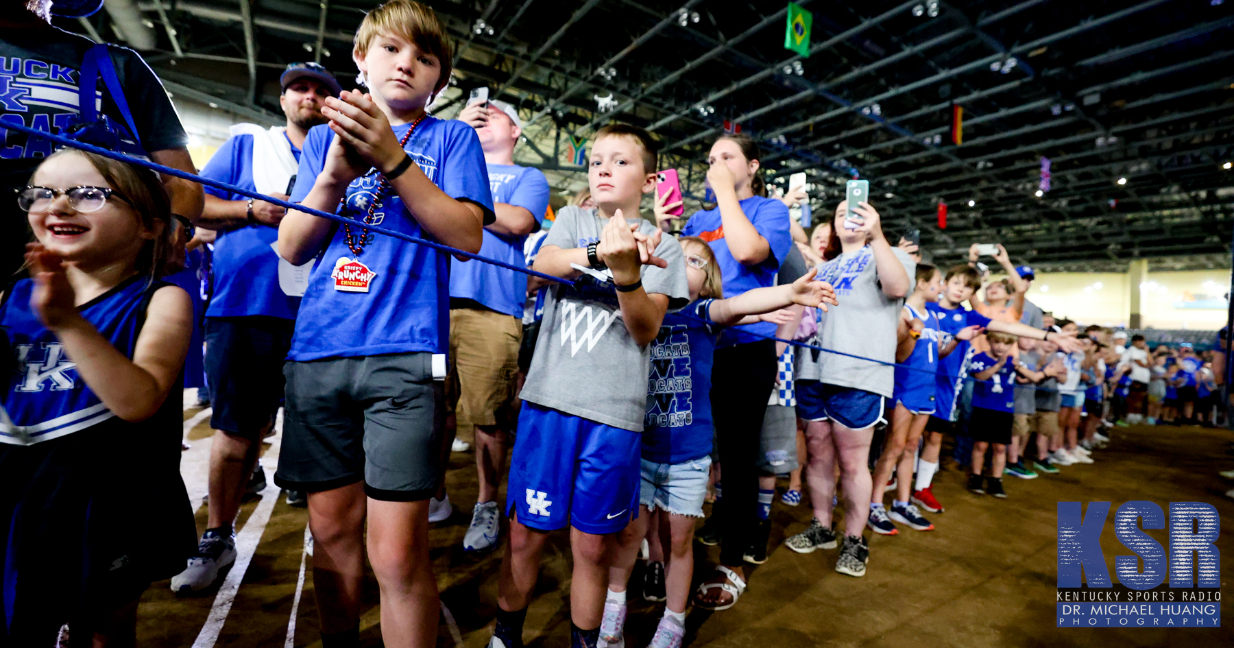 Kentucky fans enjoy the Men's Basketball Club Blue NIL event - Dr. Michael Huang, Kentucky Sports Radio