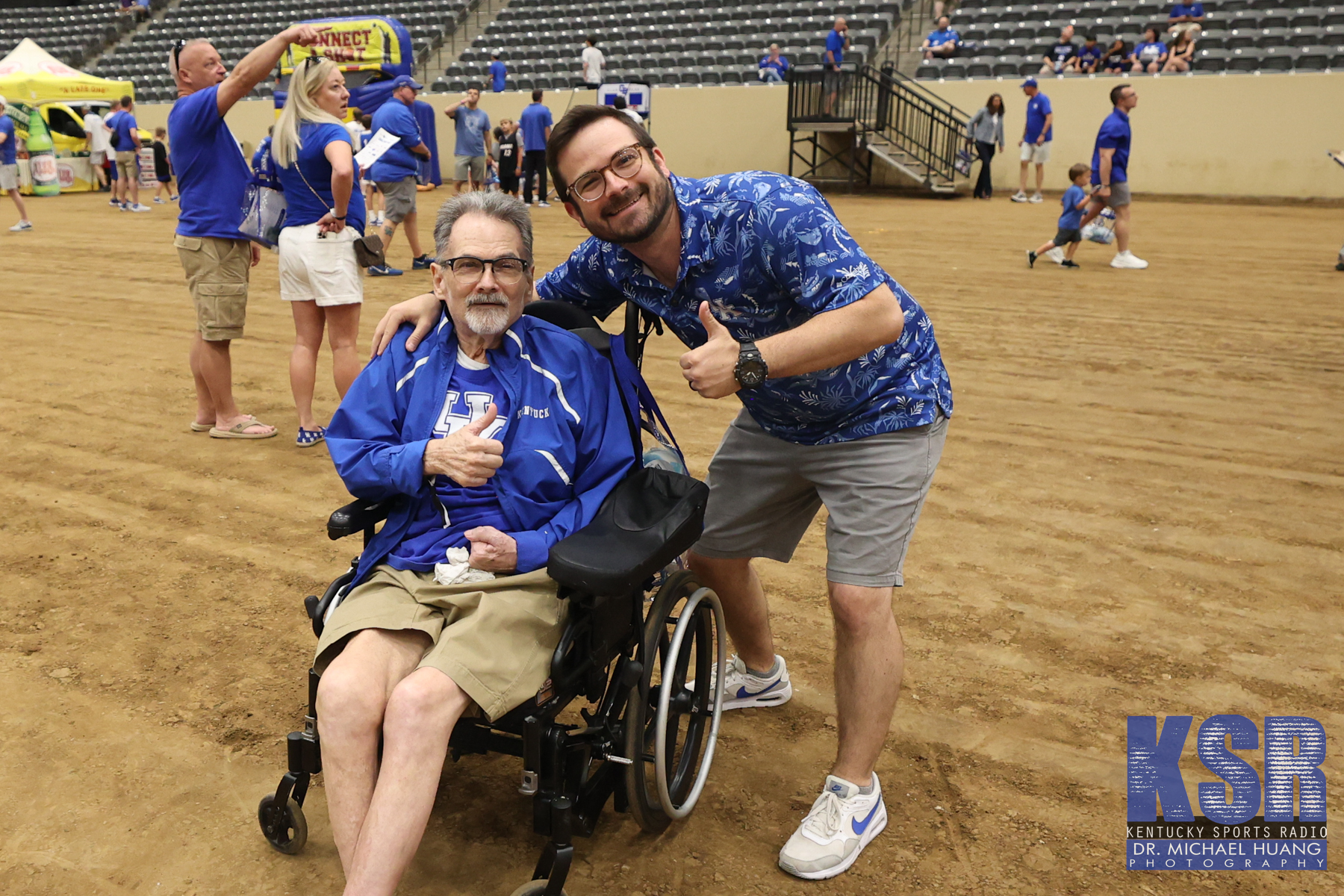 Kentucky fans at the Men's Basketball Club Blue NIL event - Dr. Michael Huang, Kentucky Sports Radio