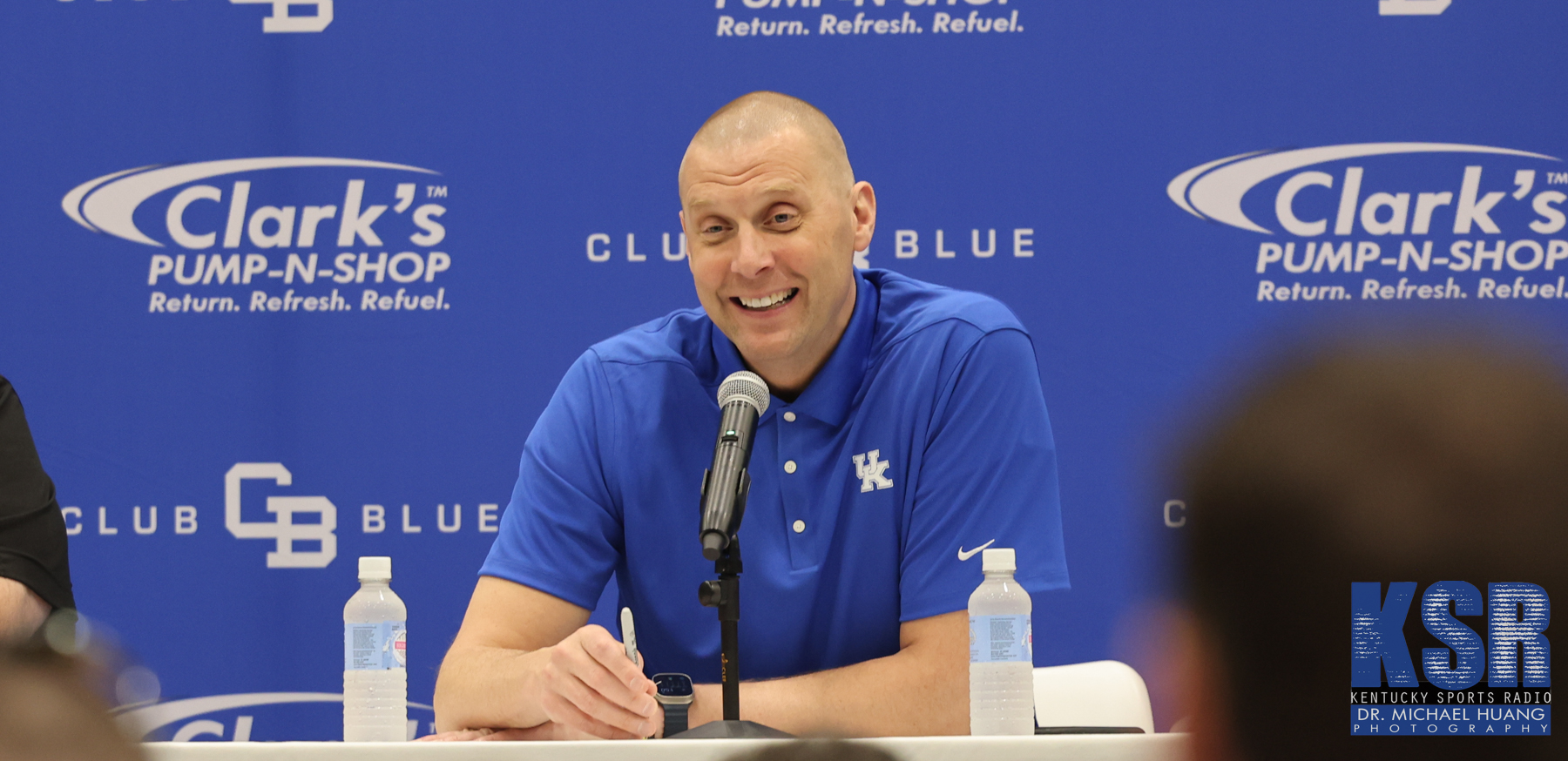 Mark Pope at Kentucky Basketball's Club Blue NIL event - Dr. Michael Huang, Kentucky Sports Radio