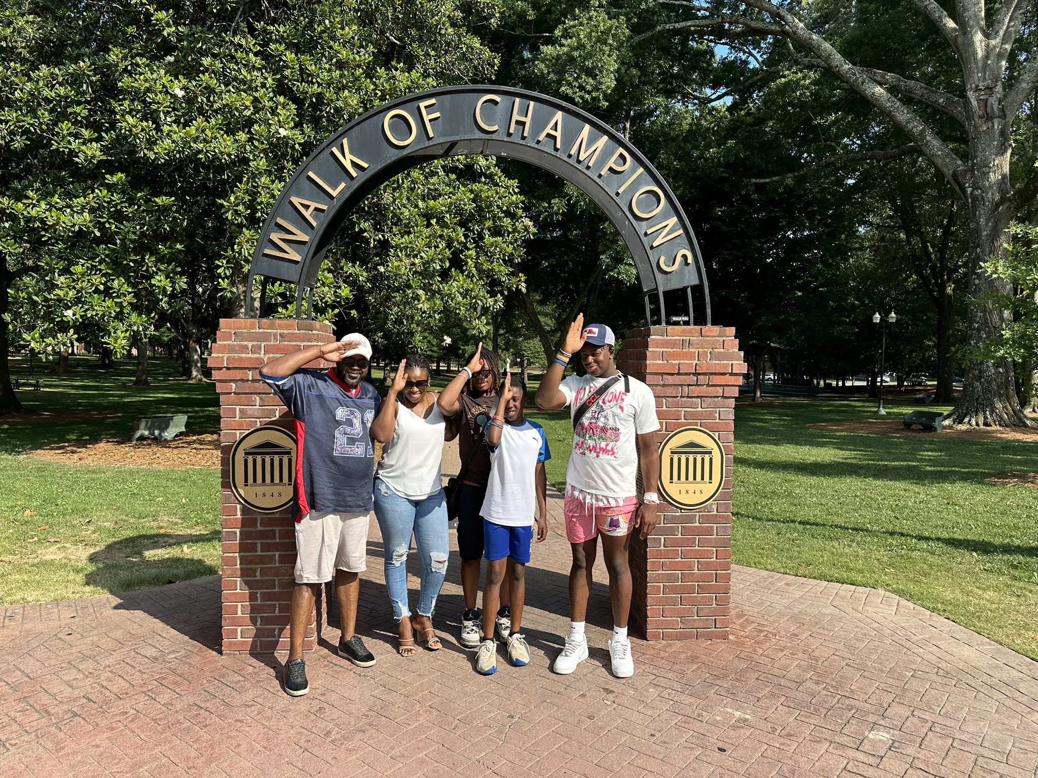 ‘It’s a great feeling when it feels like home’: Bradley Ilunga-Bisselele enjoys return trip to Ole Miss with family