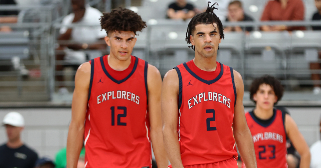 Photo of Cameron (left) and Cayden Boozer by Mark J. Rebilas | USA TODAY Sports