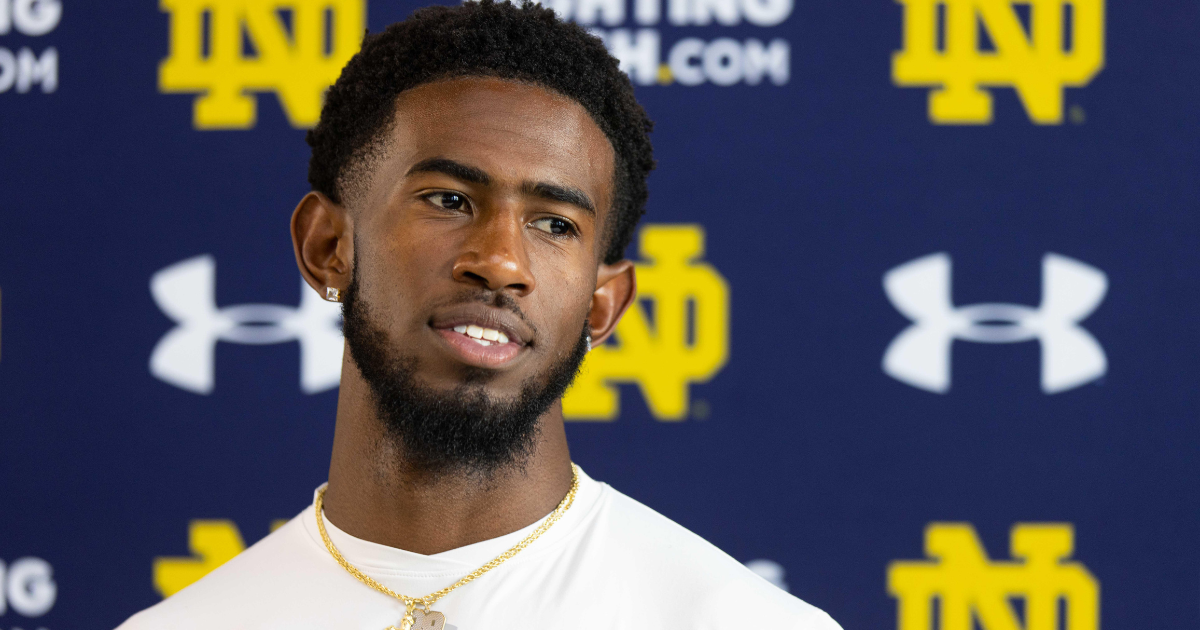 Why transfer WR Beaux Collins chose Notre Dame the second time around