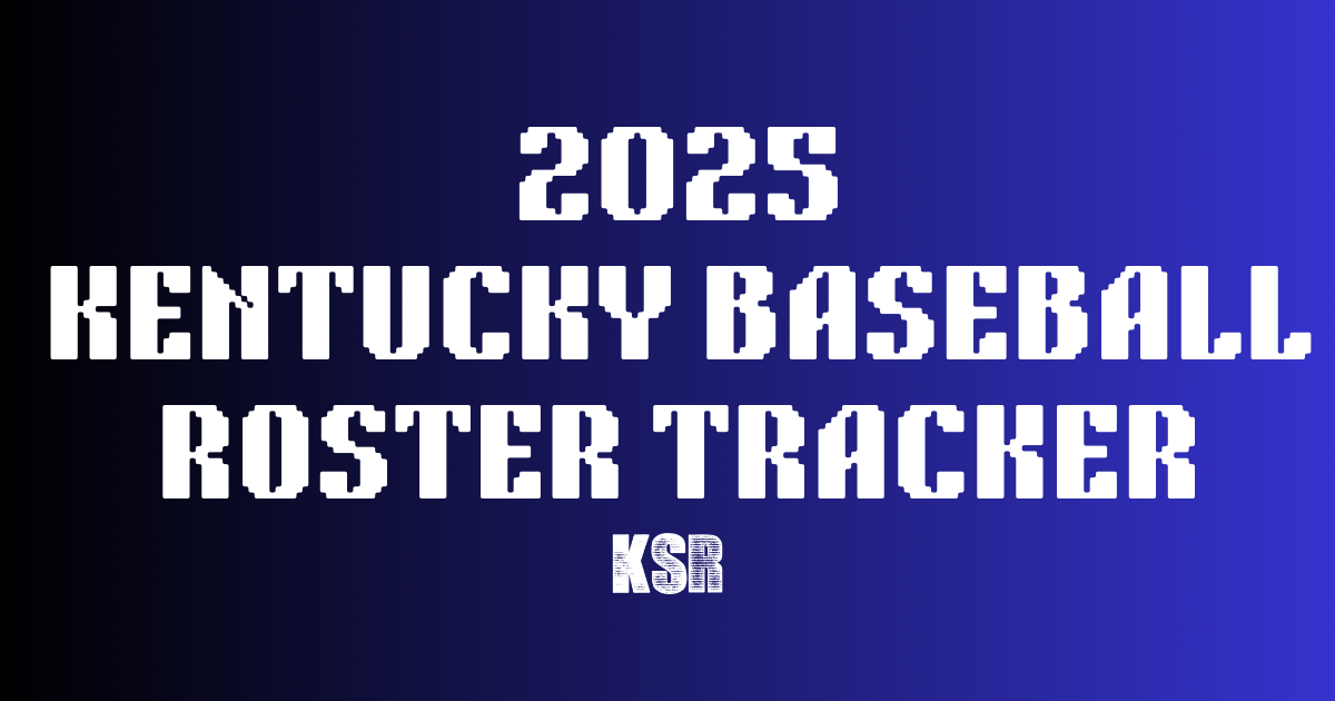 2025 Kentucky Baseball Roster Tracker