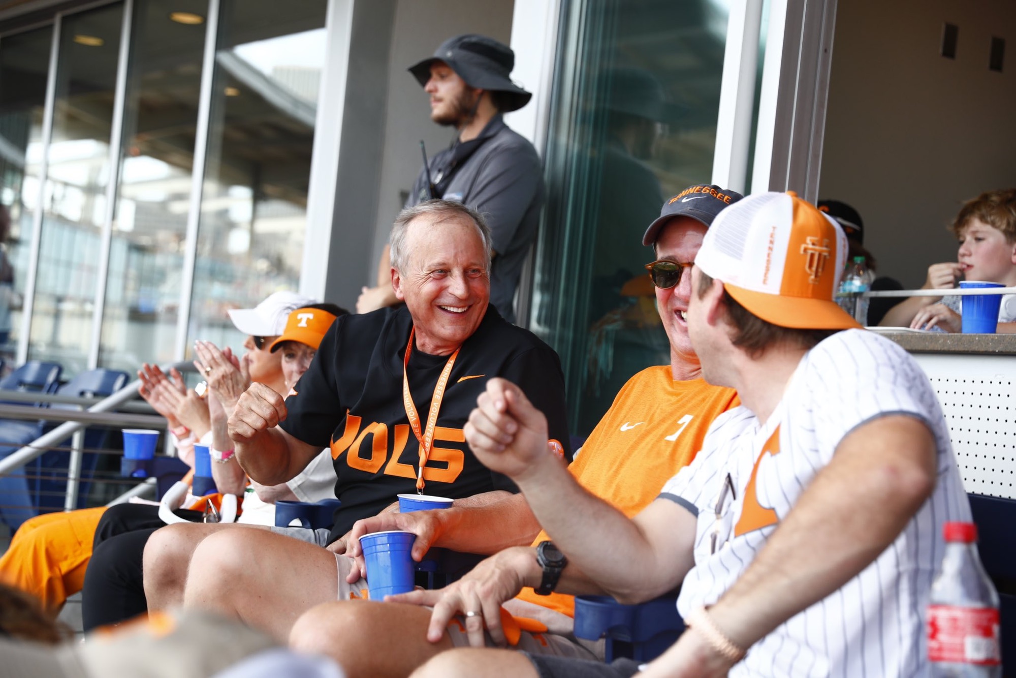 Josh Heupel Rick Barnes Danny White And Peyton Manning React To Tennessee S National