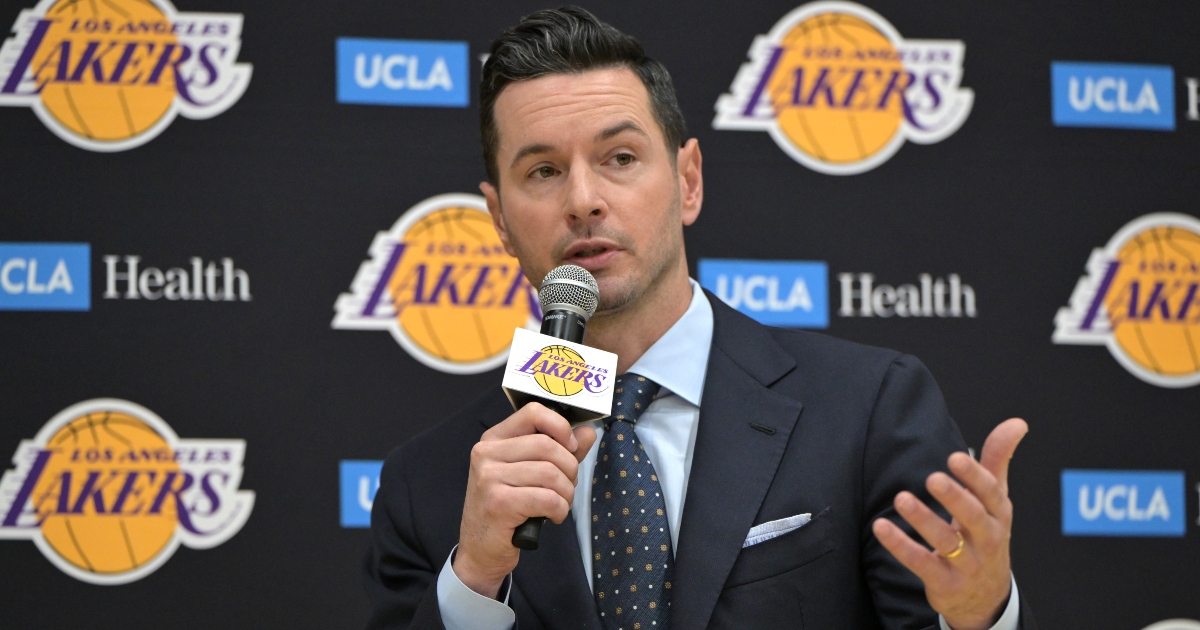 Lakers coach JJ Redick was already drawing up plays for Dalton Knecht on draft night