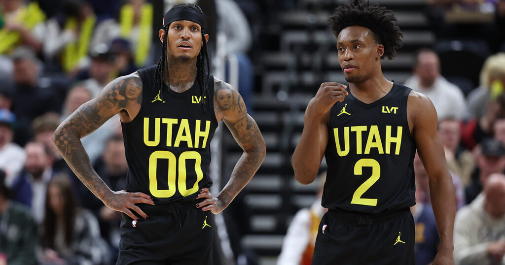 Utah Jazz stars Jordan Clarkson and Collin Sexton