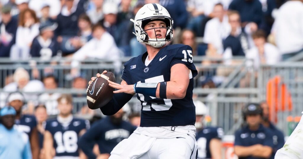 Penn State quarterback Drew Allar (Photo credit: Dan Rainville / USA TODAY NETWORK)