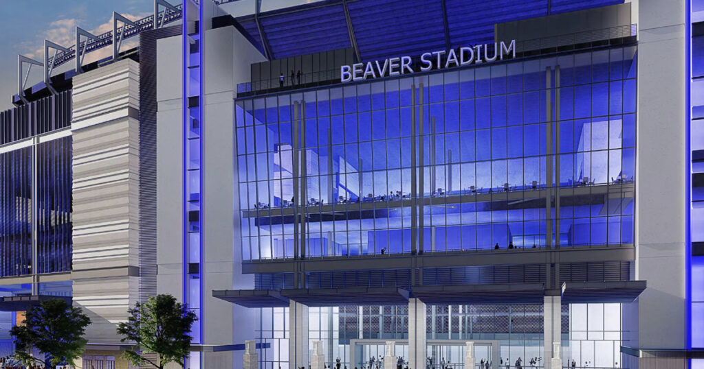 Penn State Beaver Stadium (Rendering courtesy Penn State Athletics)