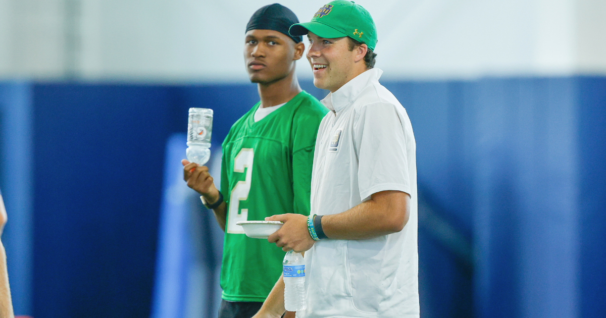 Latest intel on Deuce Knight, Notre Dame 2025 recruiting