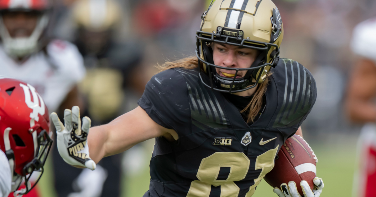 Top 30 Purdue football players: No. 22 TE George Burhenn - On3