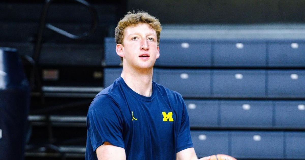 Michigan basketball Danny Wolf on being UM fan, his decision