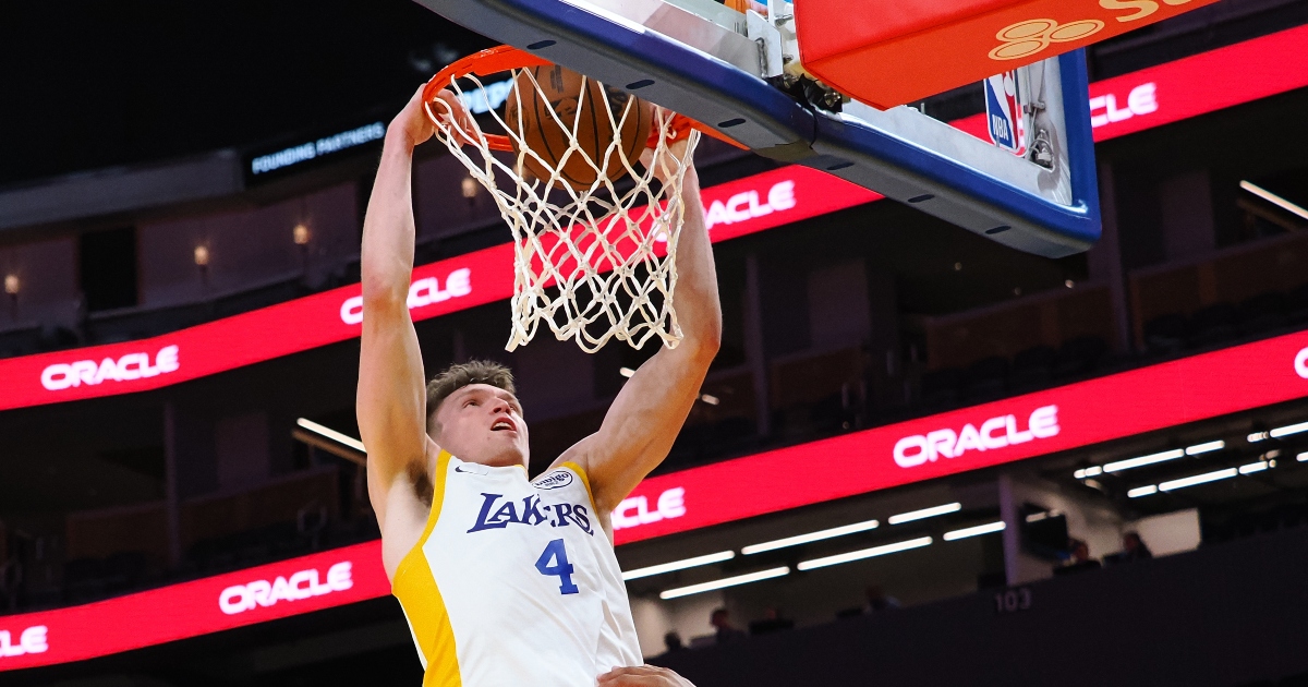 Dalton Knecht Pours In 20 Points Along Nine Boards In NBA Summer League ...