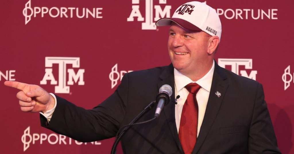 Texas A&M HC Mike Elko