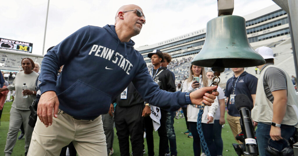 Penn State coach James Franklin. (Matthew O'Haren-USA TODAY Sports)