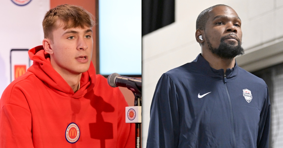 Kevin Durant Raves About Cooper Flagg Team USA Scrimmage Performance ...