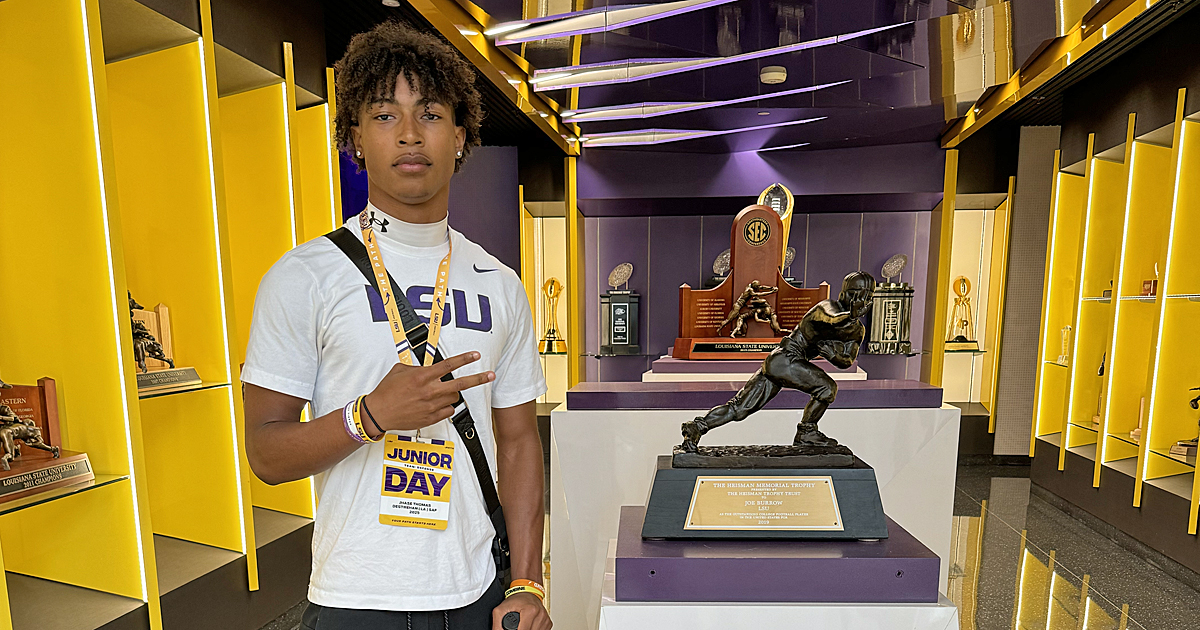 On3 4-star safety Jhase Thomas commits to LSU: 'It's always been a dream of  mine' - On3