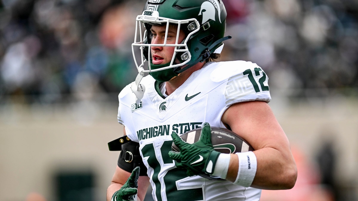 Michigan State Depth Chart Preview Jack Velling big addition at TE