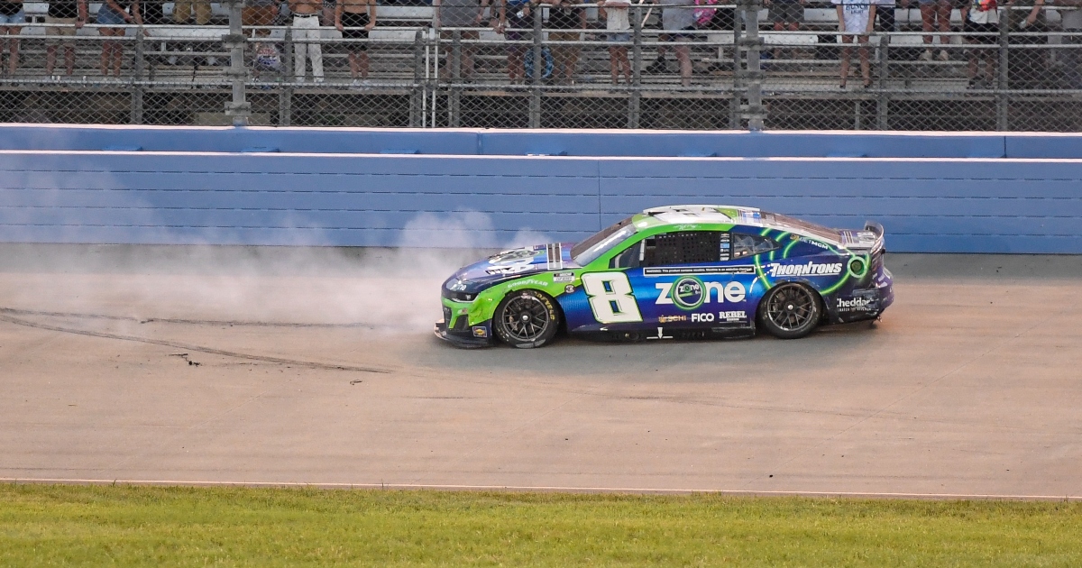 Corey LaJoie, Kyle Busch trigger massive wreck at Pocono Raceway