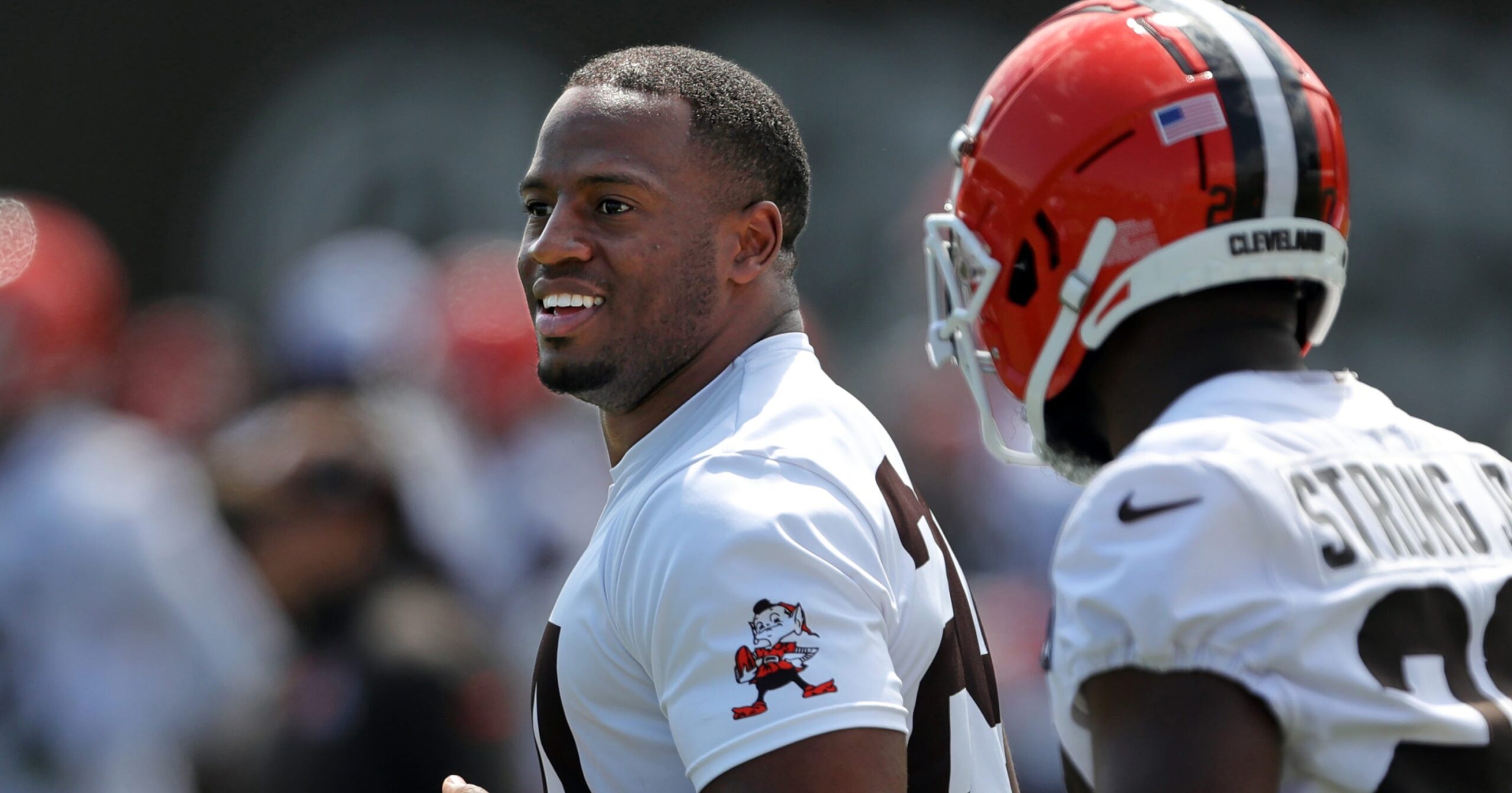 Nick Chubb video shows Browns running back is getting closer to playing