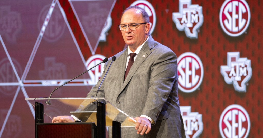 Texas A&M HC Mike Elko