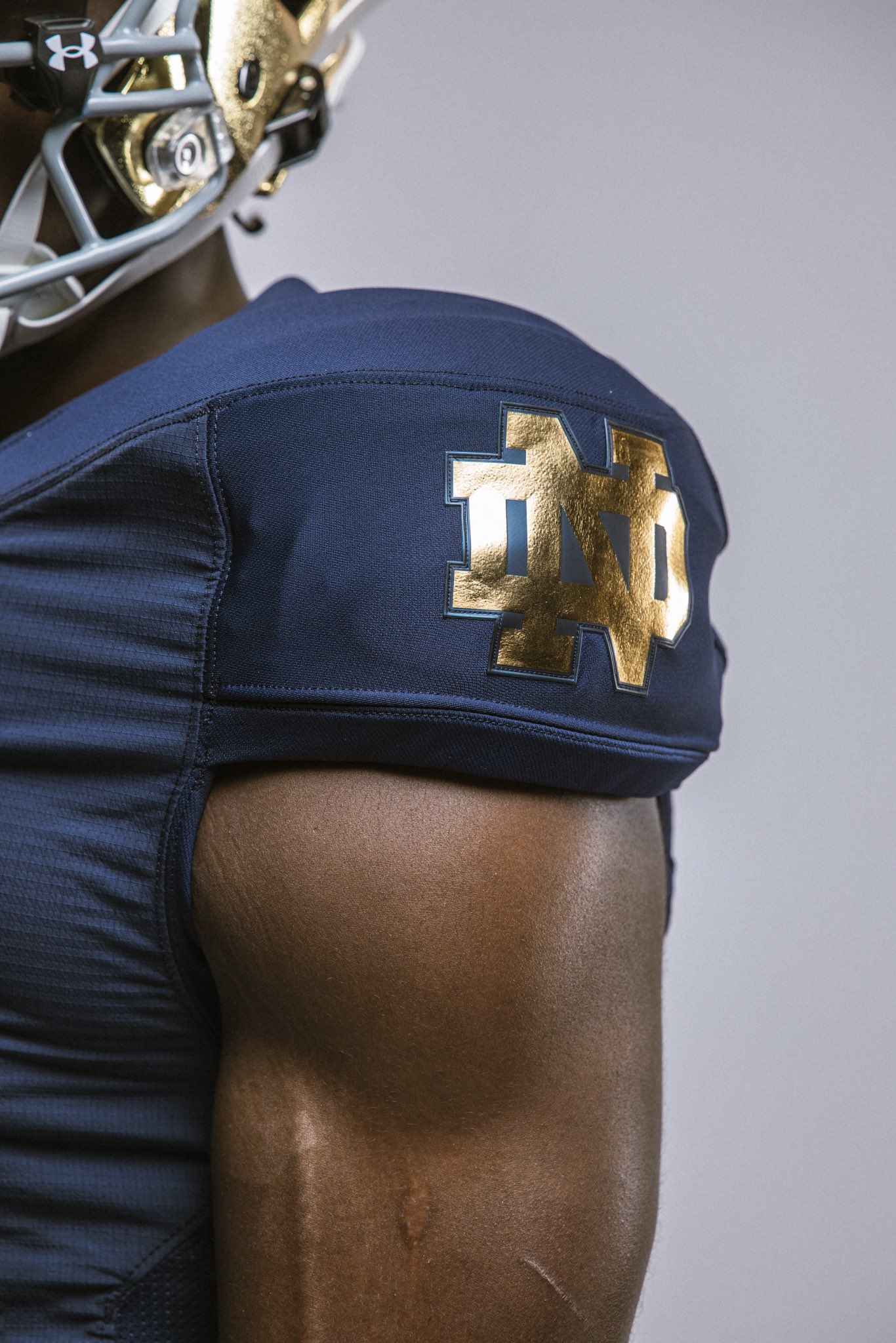 Look Notre Dame football unveils updated home jerseys
