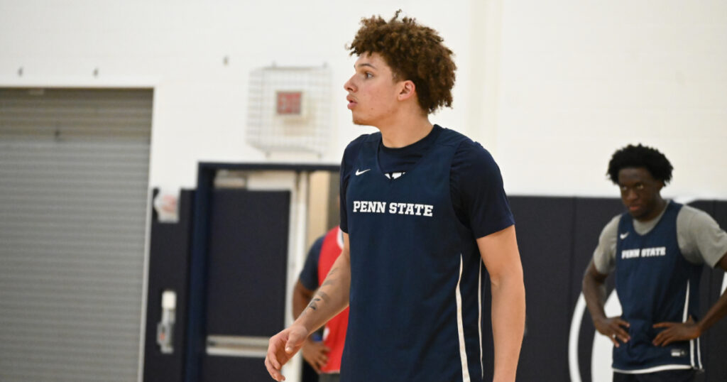 Penn State guard Dominick Stewart (Photo credit: Nate Bauer)