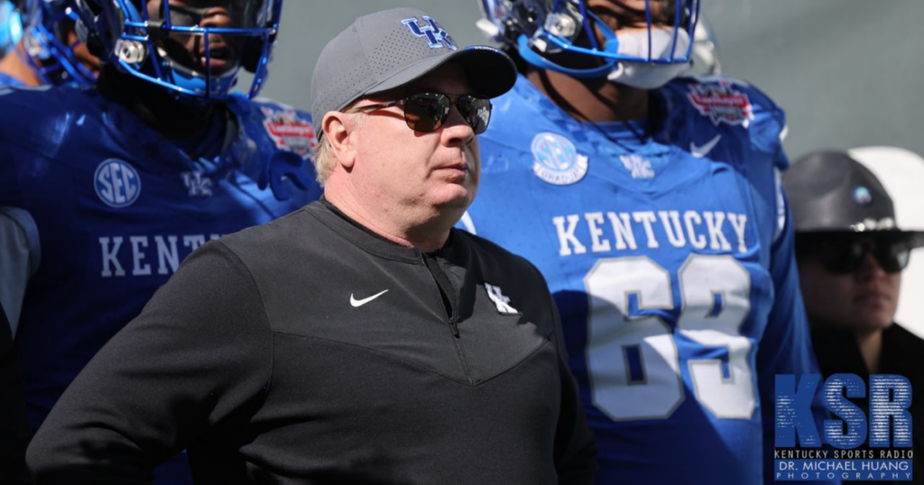 Kentucky head coach Mark Stoops before a game - Dr. Michael Huang, Kentucky Sports Radio