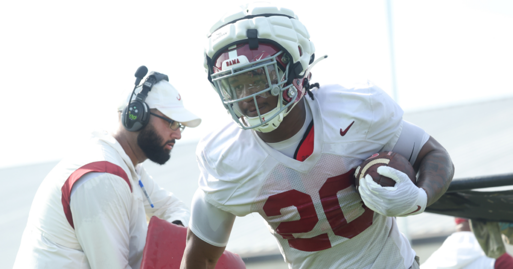 Alabama RB Daniel Hill