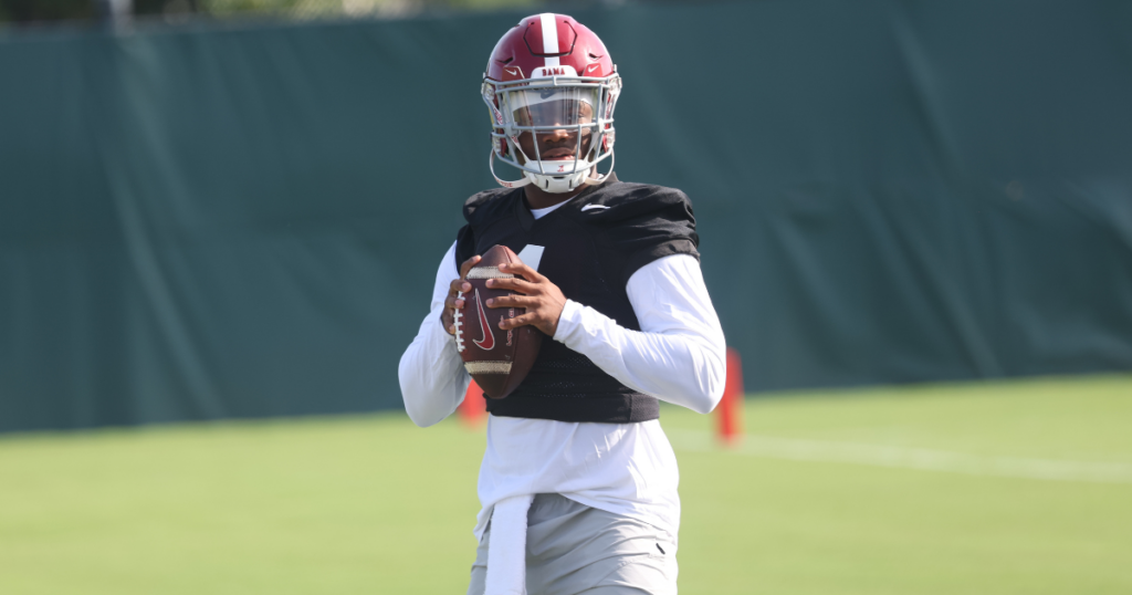 Alabama QB Jalen Milroe