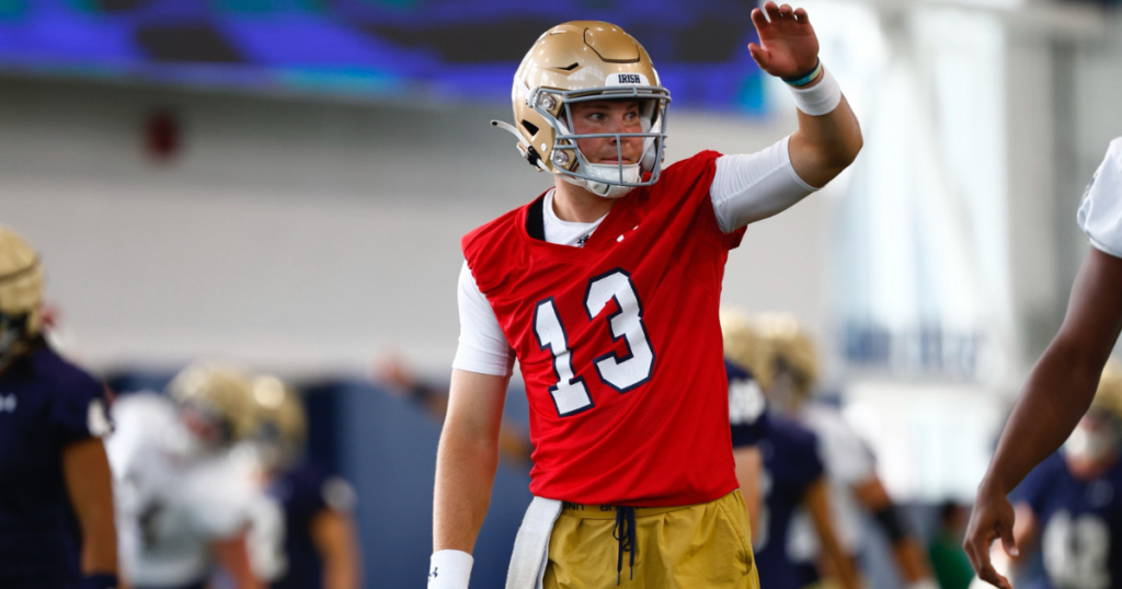 Notre Dame quarterback Riley Leonard Heisman Trophy odds