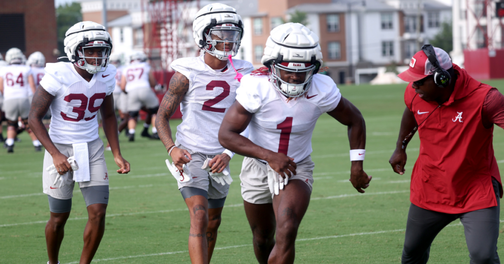 Alabama WRs Ryan Williams and Kendrick Law