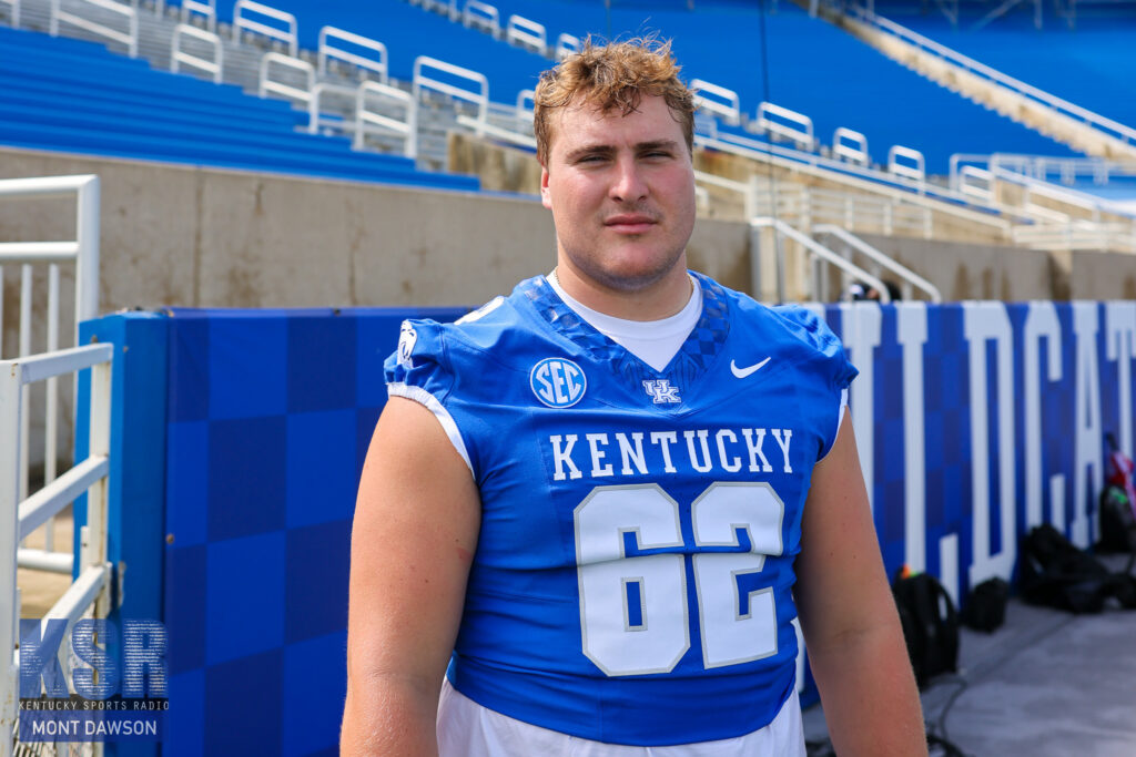 Kentucky offensive lineman Jager Burton - Mont Dawson, Kentucky Sports Radio