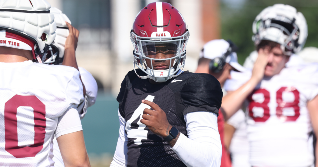 Alabama QB Jalen Milroe