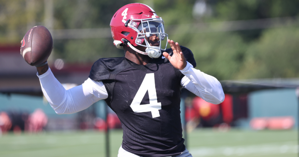 Alabama QB Jalen Milroe