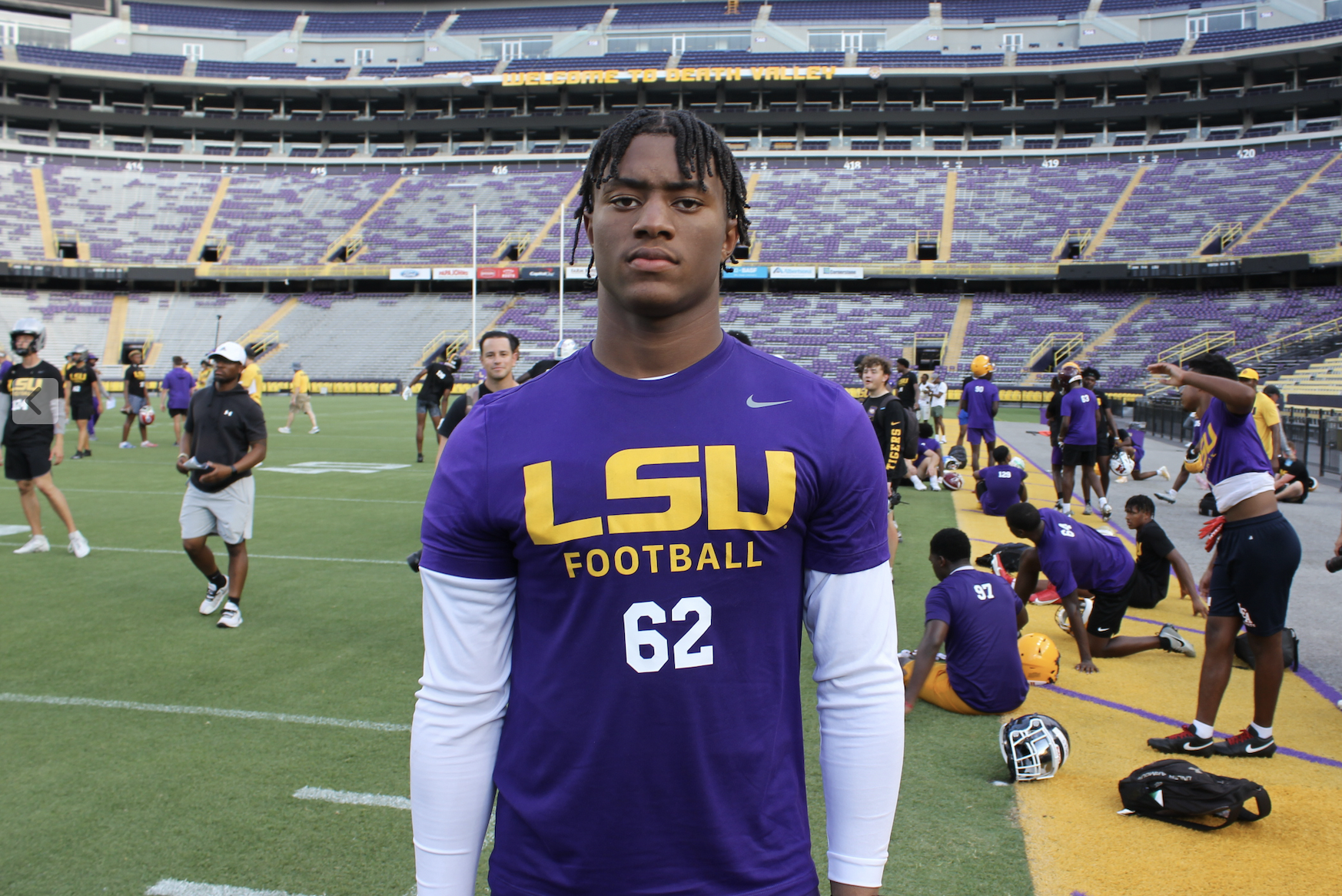 BREAKING: Top 5 safety Aiden Hall commits to LSU - On3