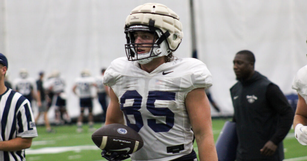 Nittany Lions tight end Luke Reynolds. (Pickel/BWI)