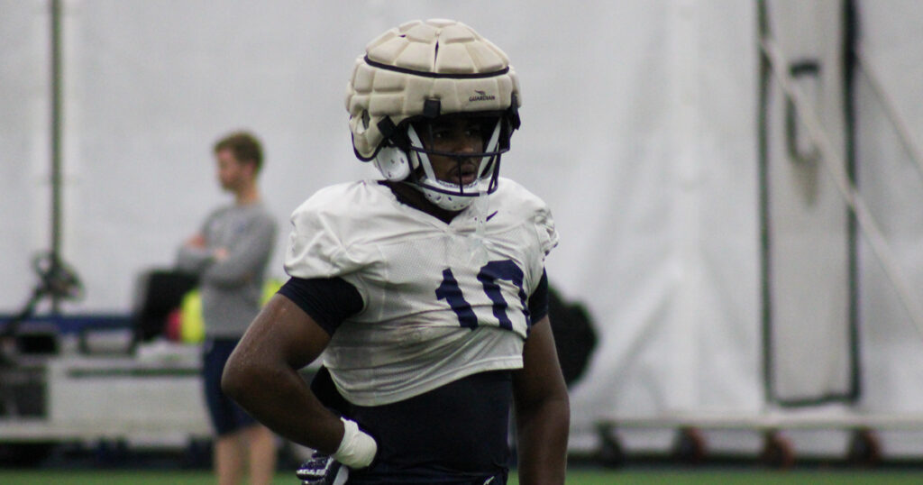 Nittany Lions running back Nicholas Singleton. (Pickel/BWI)