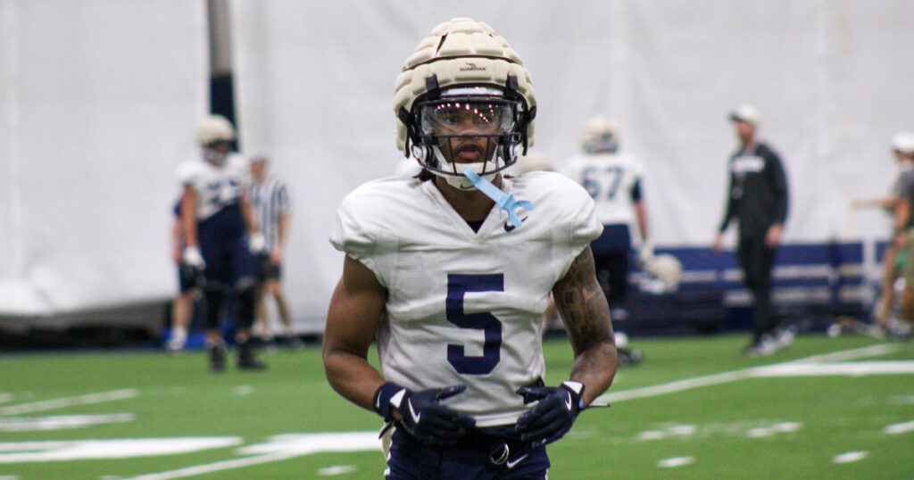 Nittany Lions receiver Omari Evans. (Pickel/BWI)