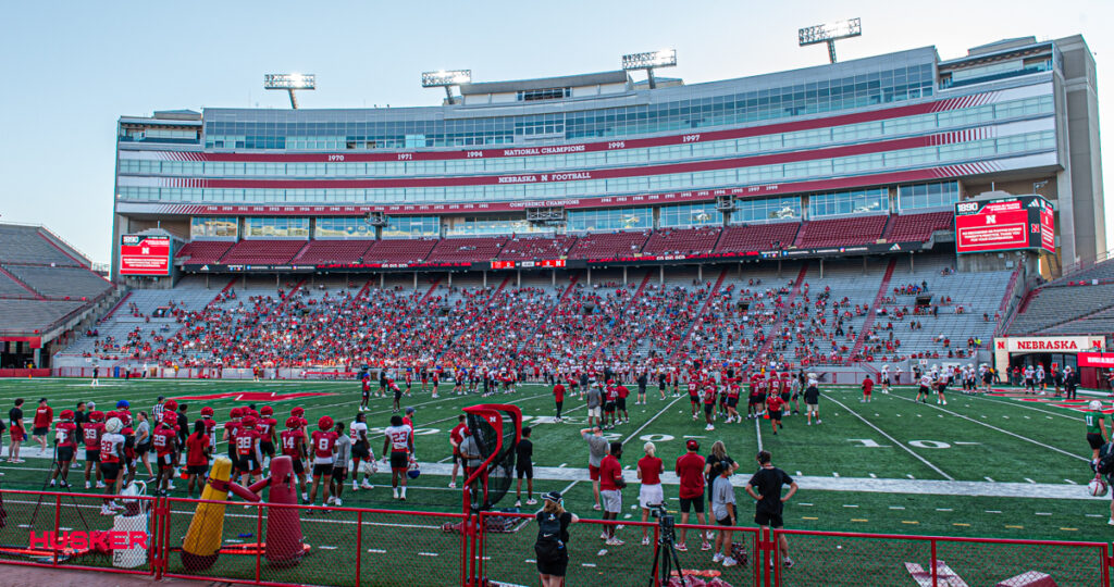 Nebraska Big Red Preview practice Aug. 8 2024