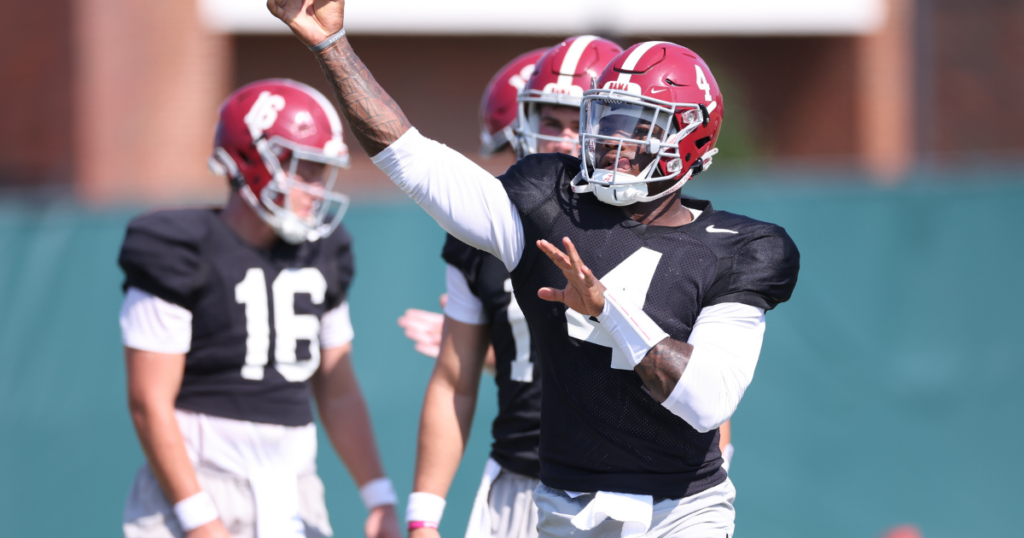 Alabama QB Jalen Milroe