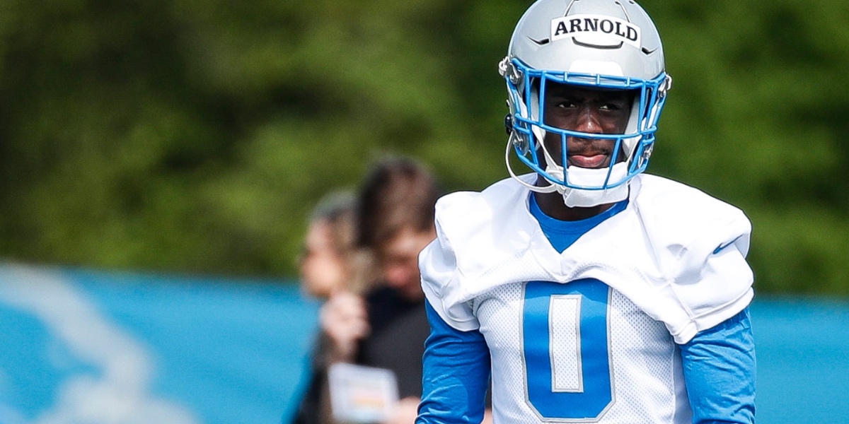 Lions rookie Terrion Arnold knocked out of practice with injury after ...