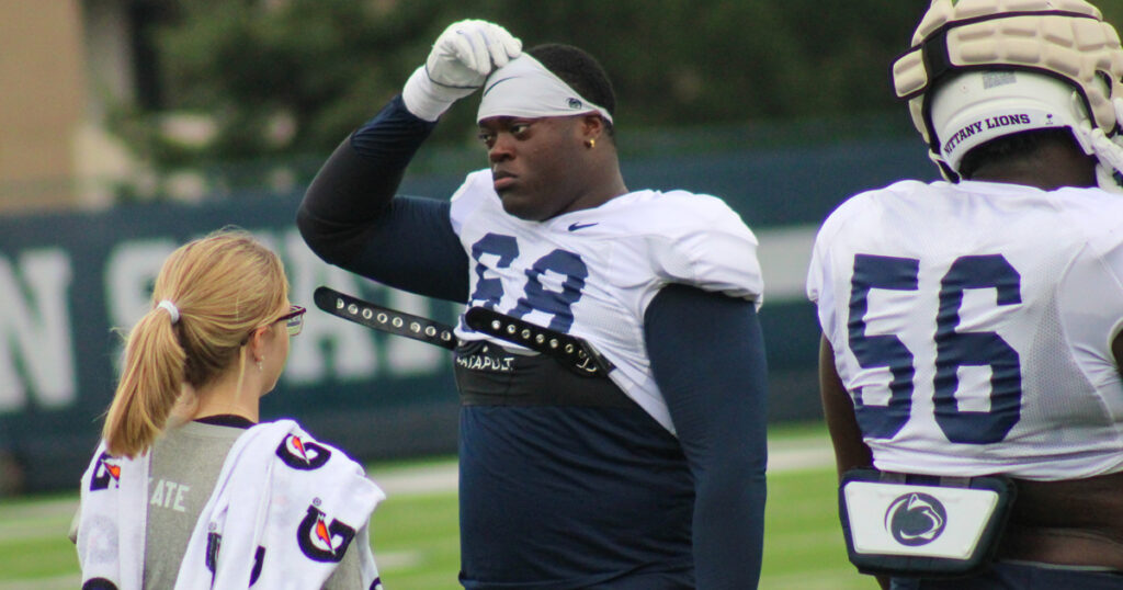 Nittany Lions offensive lineman Anthony Donkoh. (Pickel/BWI)