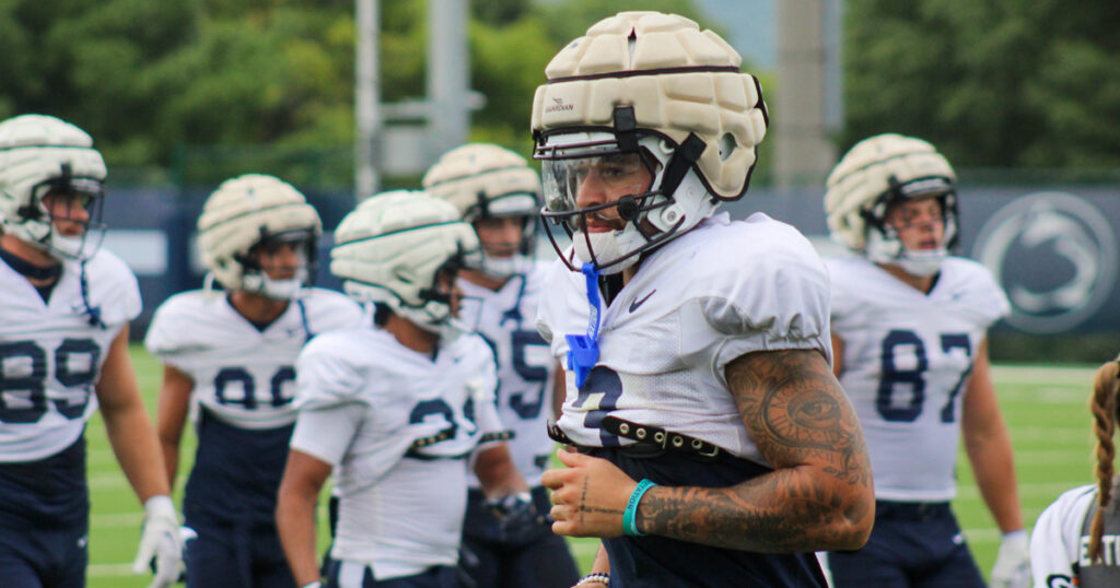 Nittany Lions receiver Julian Fleming. (Pickel/BWI)