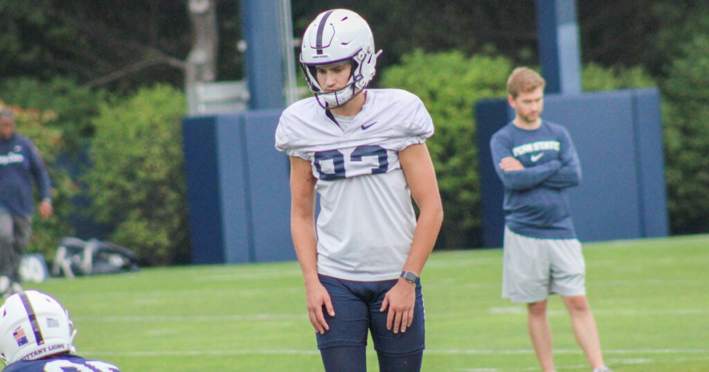 Penn State kicker Sander Sahaydak. (Pickel/BWI)