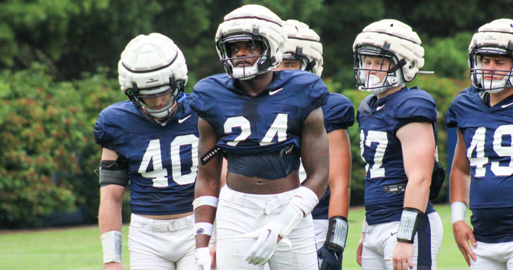 Nittany Lions linebacker Ta'Mere Robinson. (Pickel/BWI)