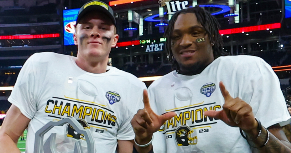 Missouri QB Brady Cook, WR Luther Burden