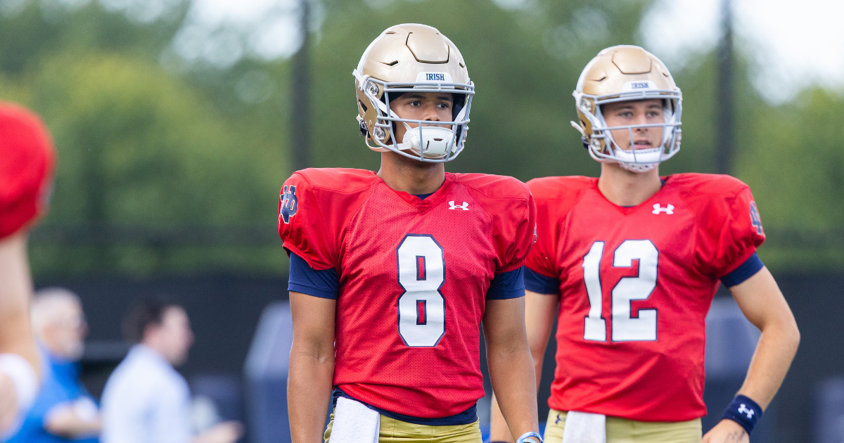 Why Notre Dame is 'further ahead' at quarterback now than with Riley Leonard in summer 2024