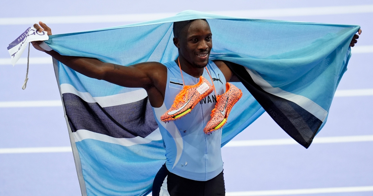 Botswana fills stadium to welcome back Olympian Letsile Tebogo after winning nation’s first gold medal